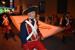 Izado de la Bandera. Los Remedios 2019