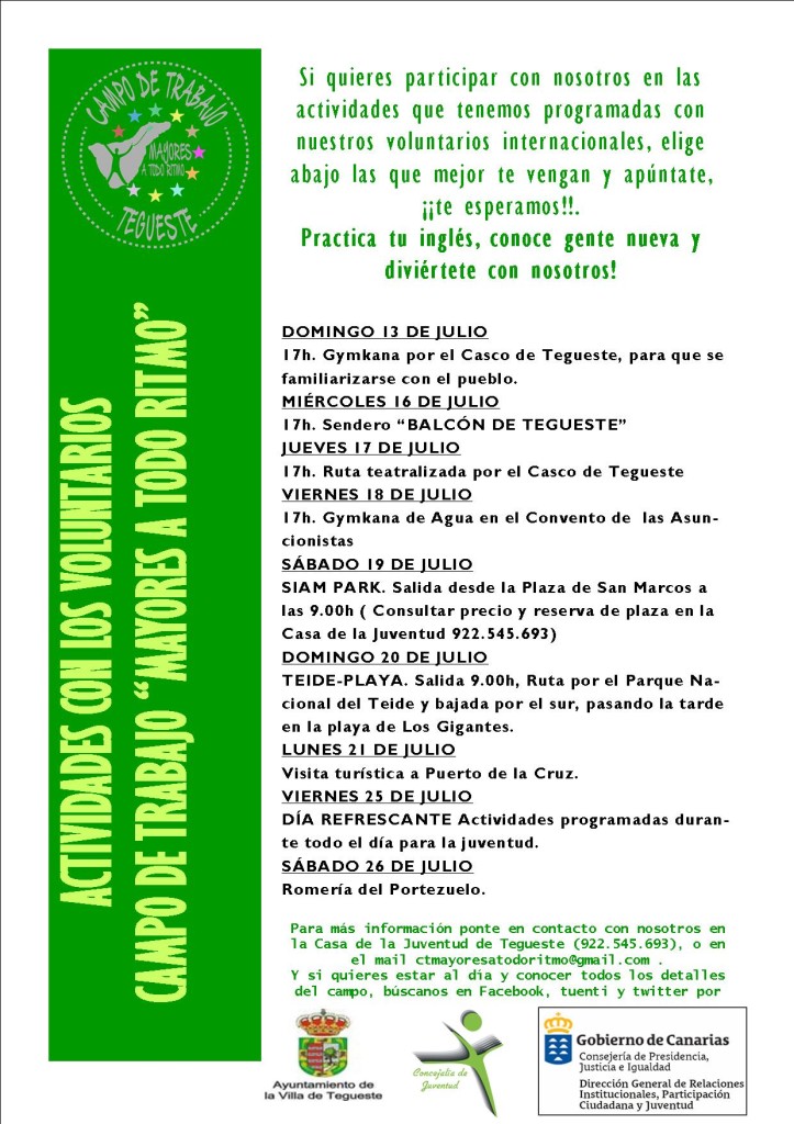 ActividadesCampoVoluntarios