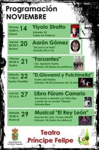 Programacion Tegueste noviembre 2014